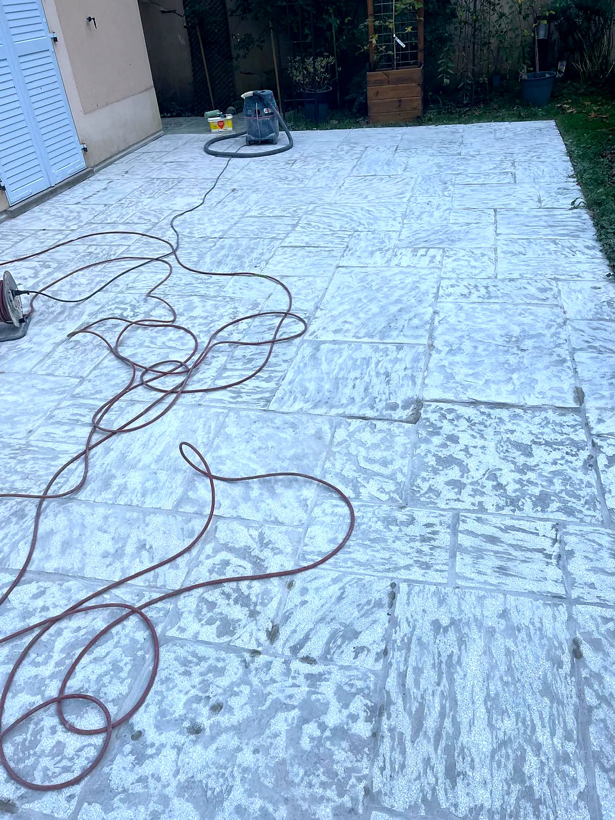 Joints et nettoyage du dallage