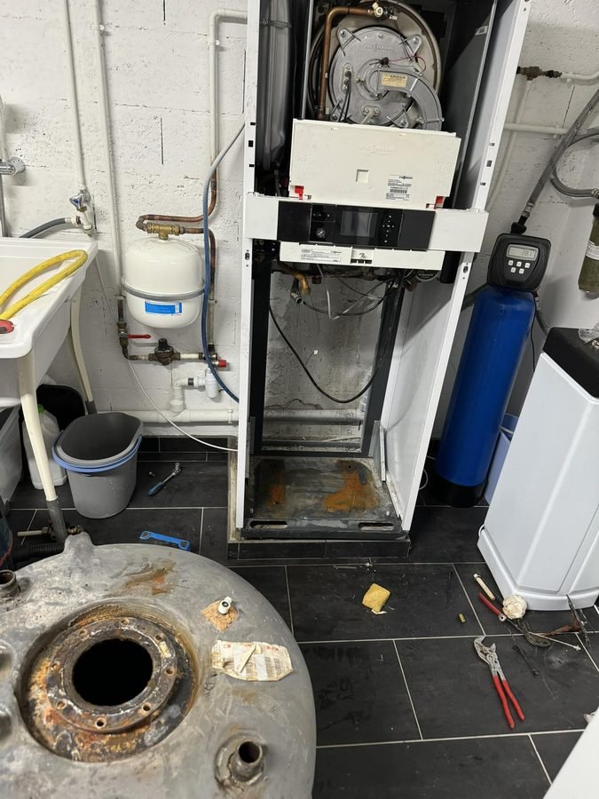 Installation de chaudière — chantier n°02