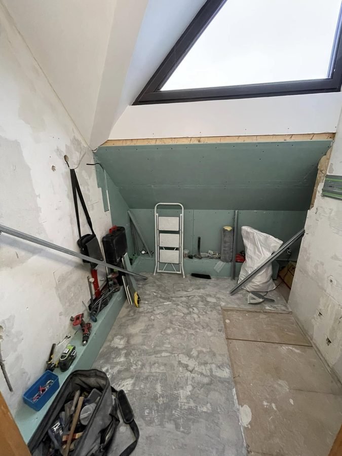 Rénovation salle de bains — chantier étape 3